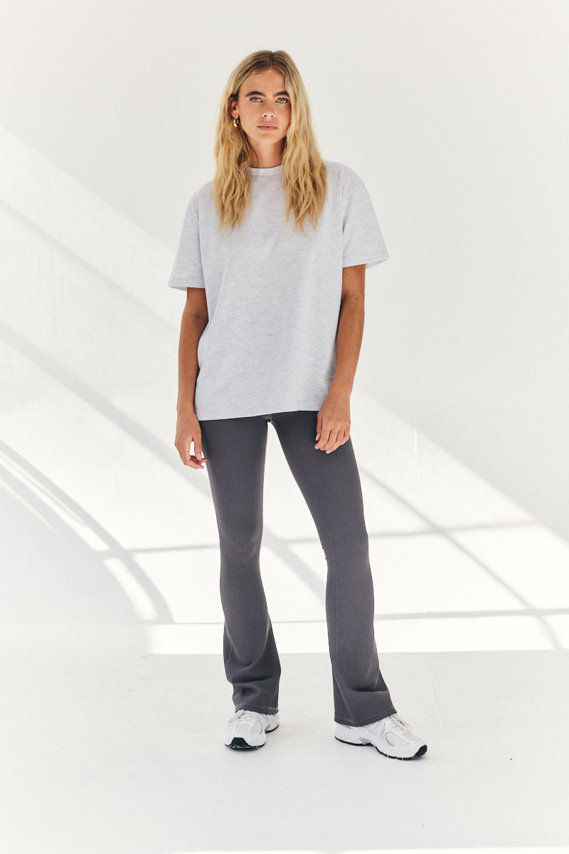 Oversized Boyfriend Embroidered Sleeve T-Shirt