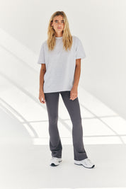 Oversized Boyfriend Embroidered Sleeve T-Shirt