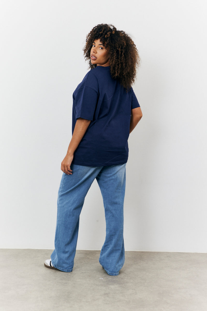 NYC Printed Graphic Varsity T-Shirt