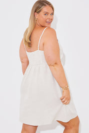 Strappy Twist Front Mini Dress