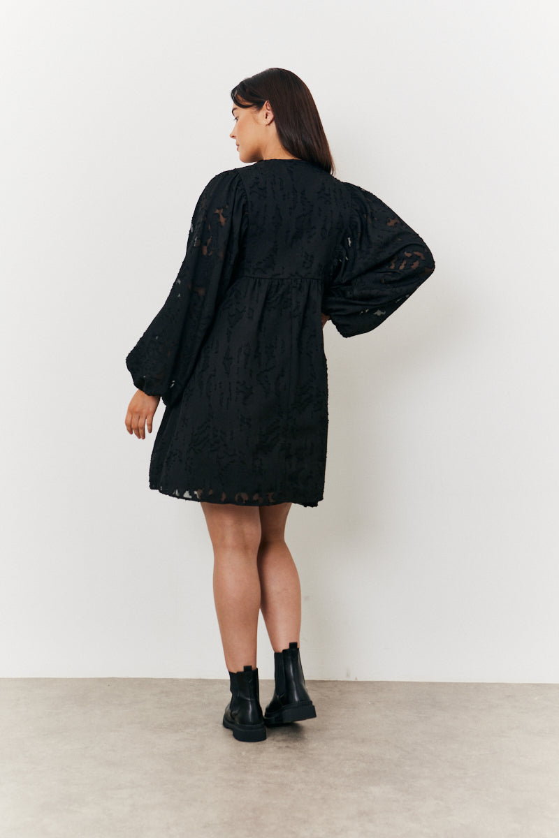 Maternity V Neck Smock Dress