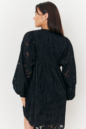 Maternity V Neck Smock Dress