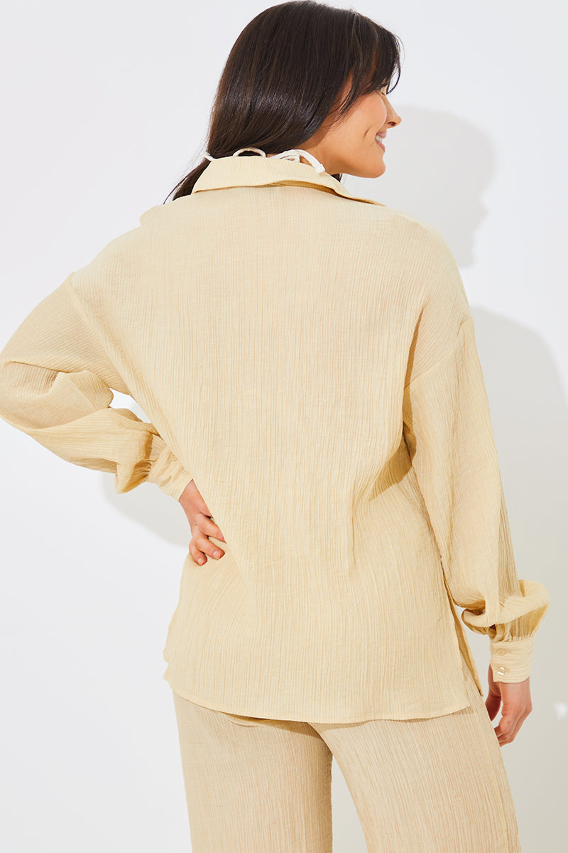 Crinkle Detail Shirt