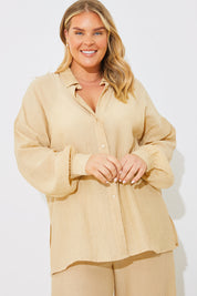 Crinkle Detail Shirt
