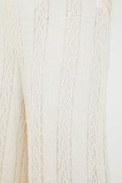 Textured Lace Co Ord Trousers