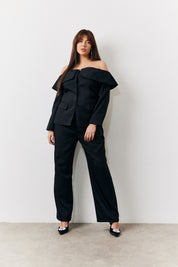 Bardot Button Through Blazer
