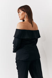 Bardot Button Through Blazer