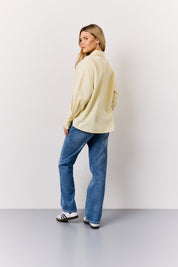 Yellow Oversized Stripe Shirt