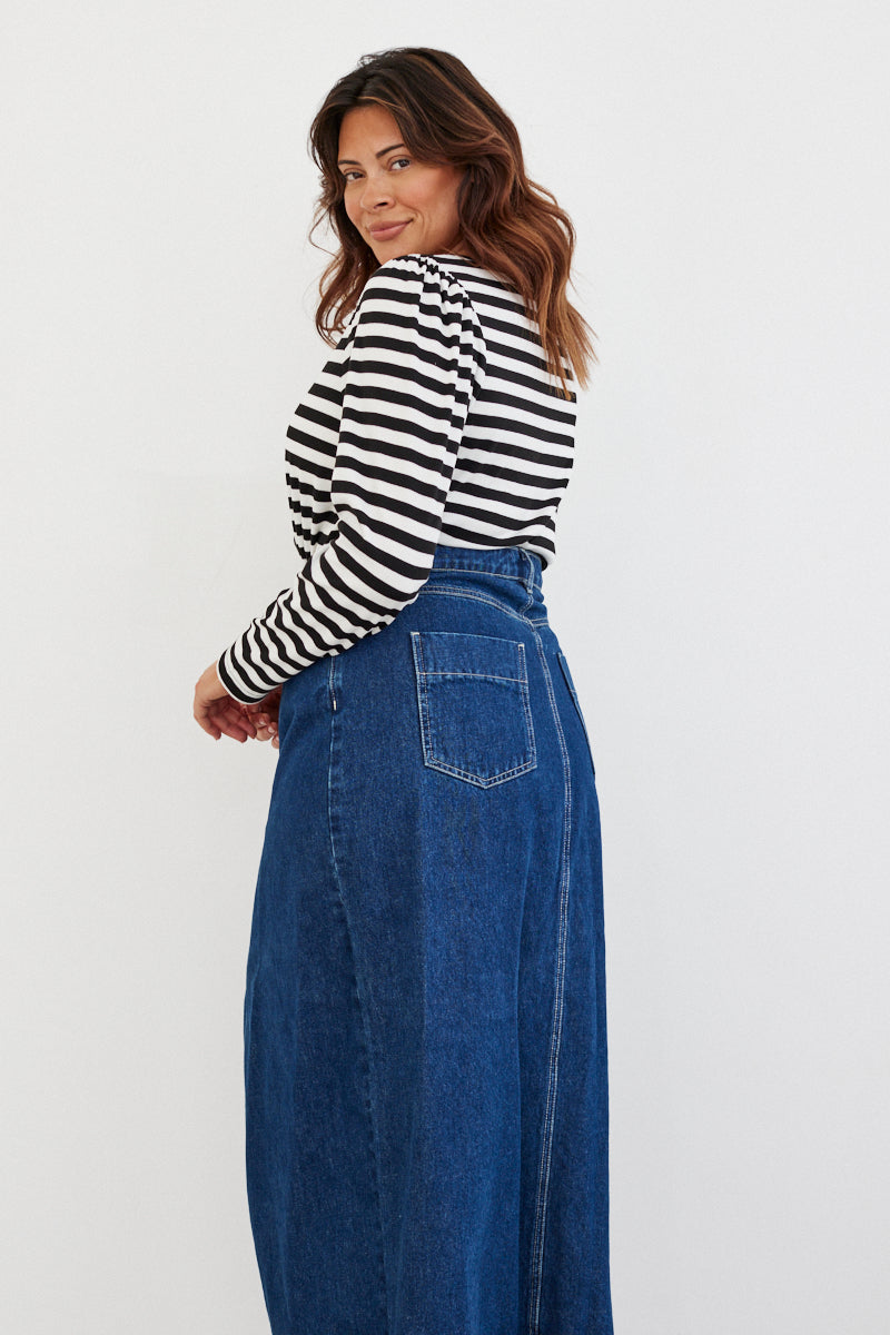 Striped Long Sleeve T Shirt