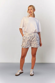 Printed Quilted Shorts