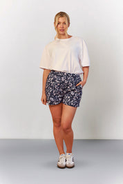 Printed Quilted Shorts