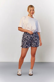 Printed Quilted Shorts