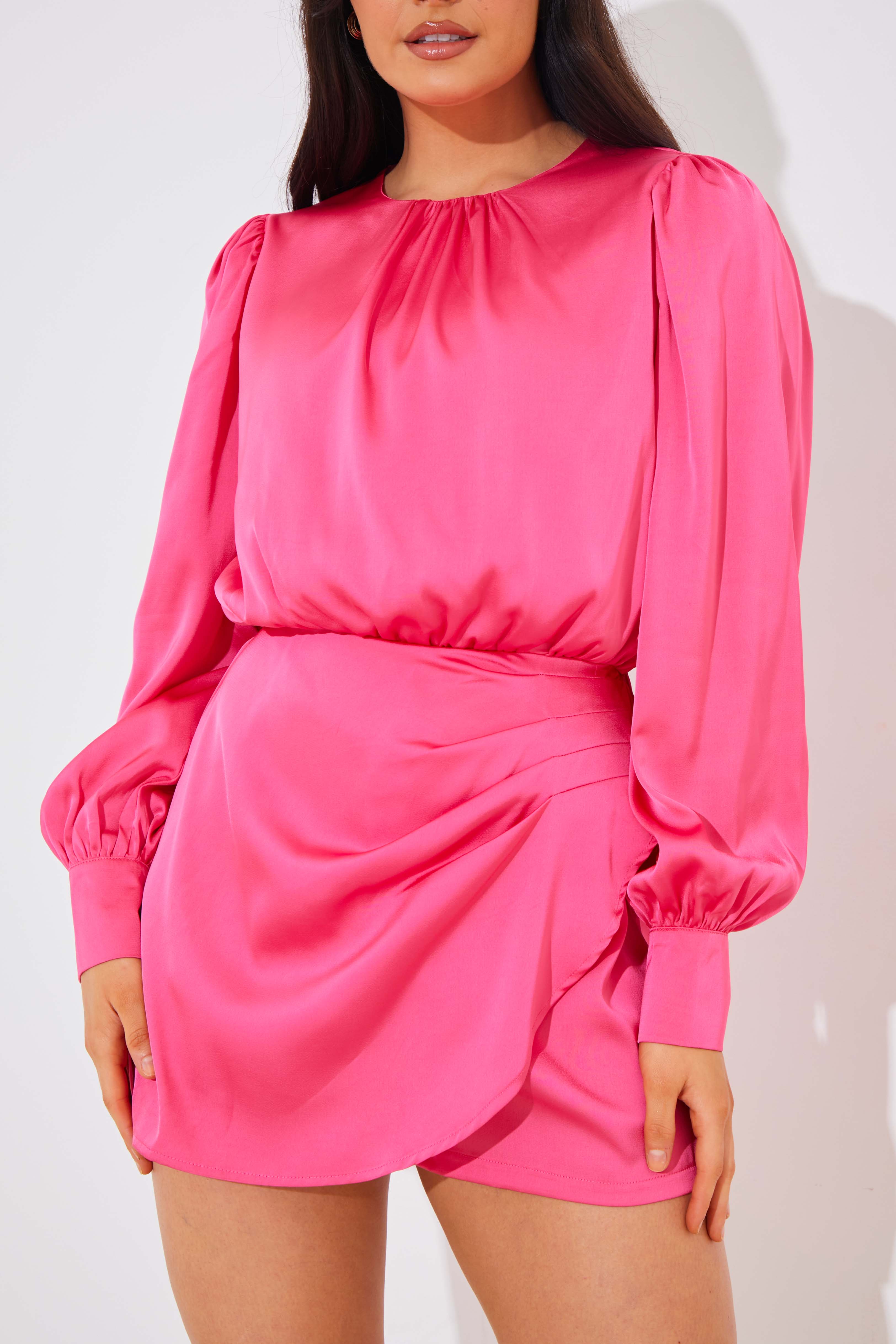 Drape Skort Detail Playsuit