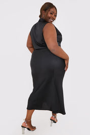 Satin Maxi Skirt Co Ord