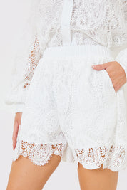 Lace Co-Ord Shorts