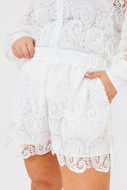 Lace Co-Ord Shorts