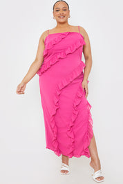 Ruffle Cami Maxi Dress