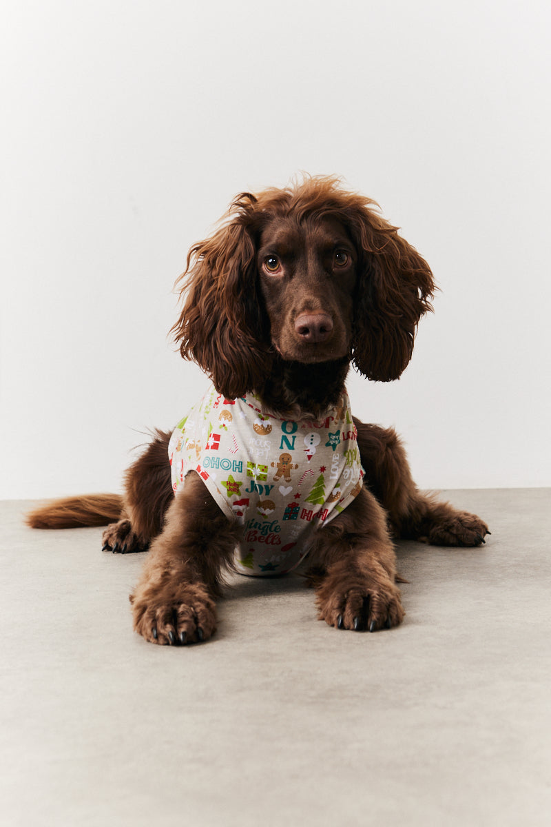 Dog Noel Print Pyjama