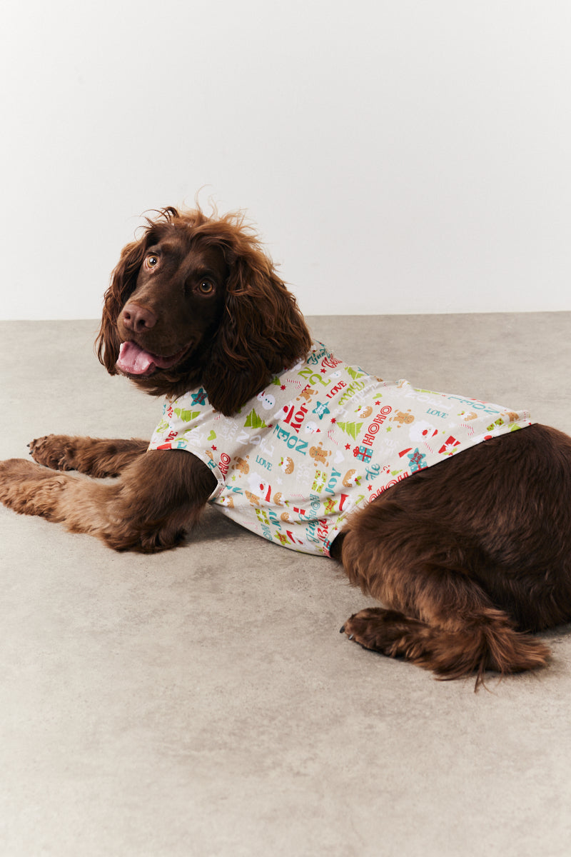 Dog Noel Print Pyjama