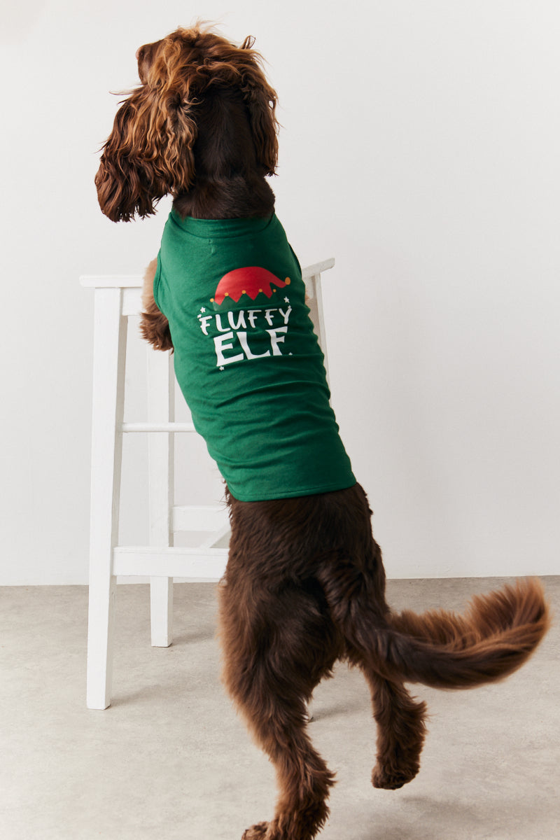 Dog Elf Print Pyjama