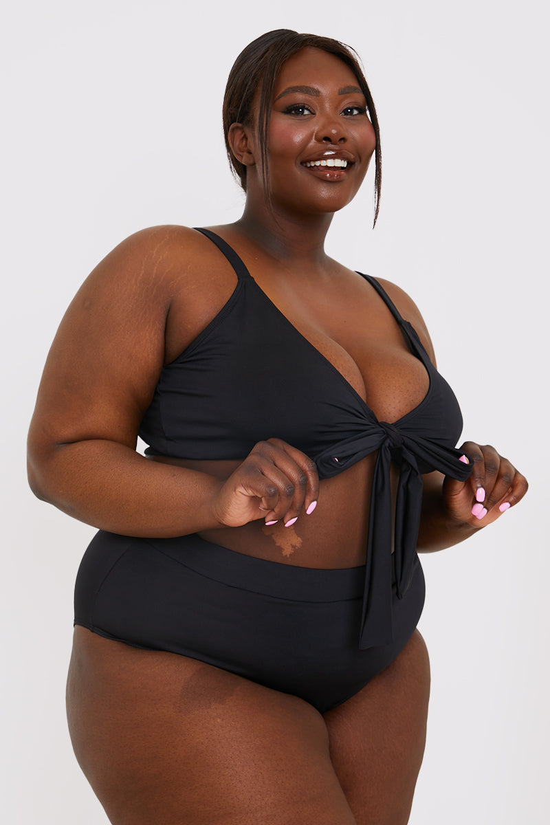 Tie Front Bikini Top