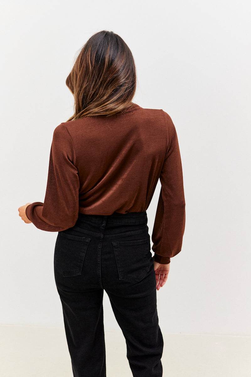 Acetate Slinky Bodysuit - InTheStyle