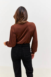 Acetate Slinky Bodysuit - InTheStyle