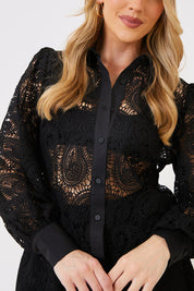 Lace Shirt Co Ord