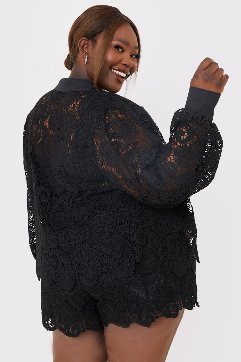 Lace Shirt Co Ord