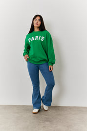 Paris Slogan Sweatshirt