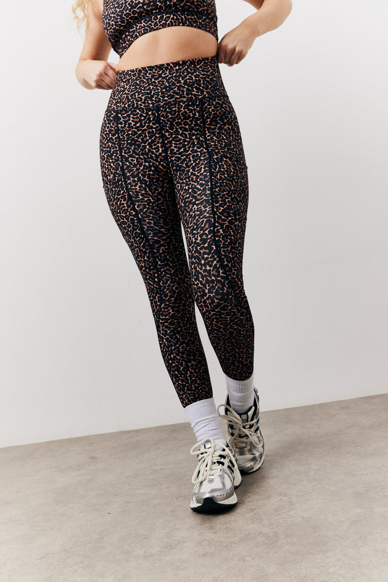 Leopard Print High Waisted Leggings