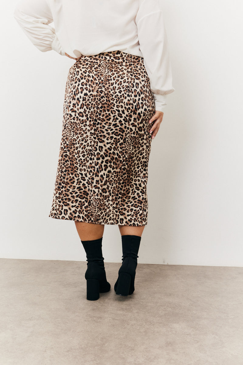Leopard Wrap Midi
