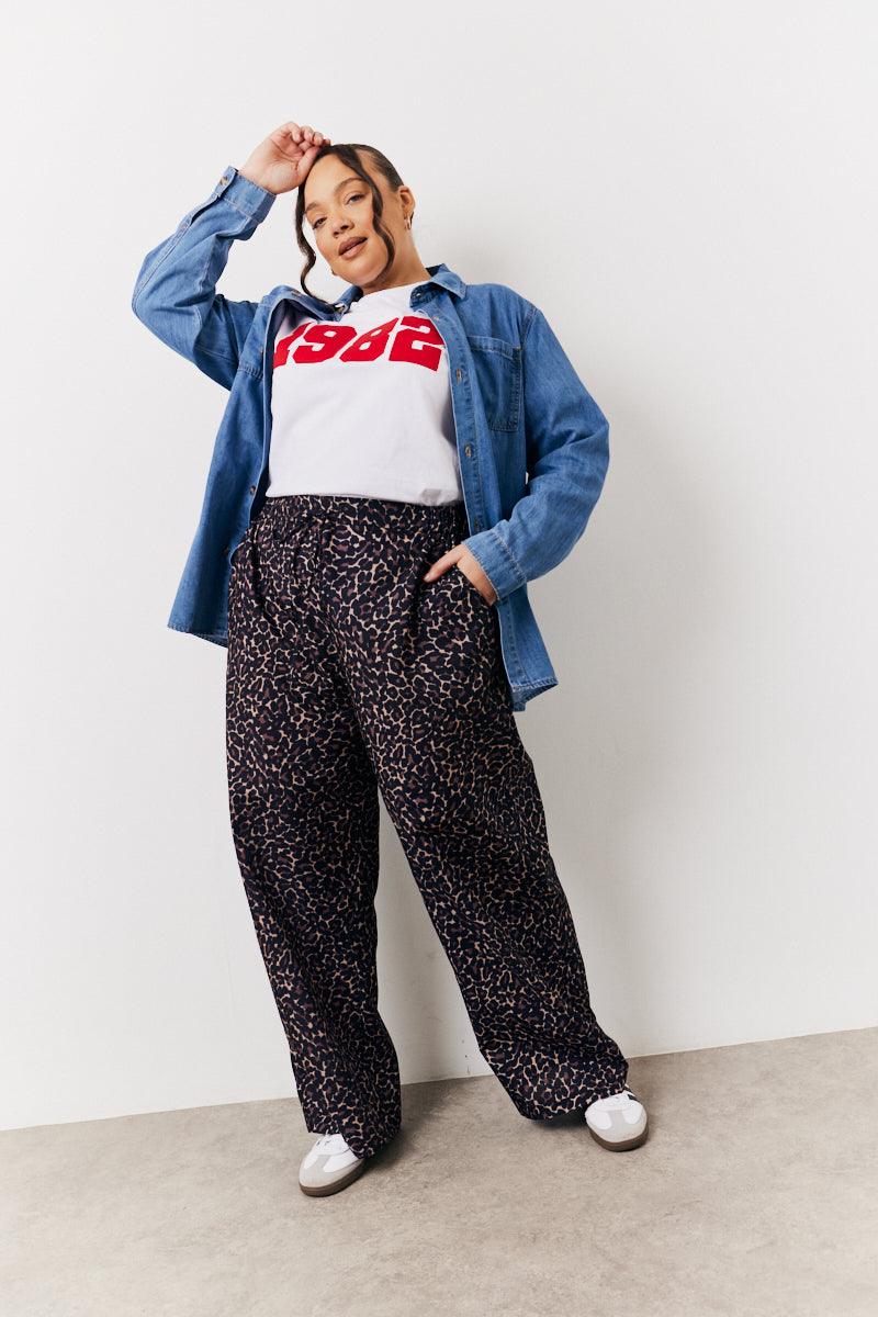 Leopard Trousers