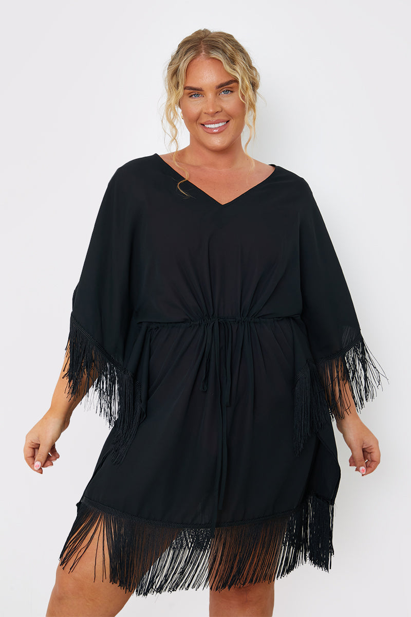 fringe dress beach Crochet Shag Dress | Chic Crochet Dresses for Resort & Vacation Wear main image 1