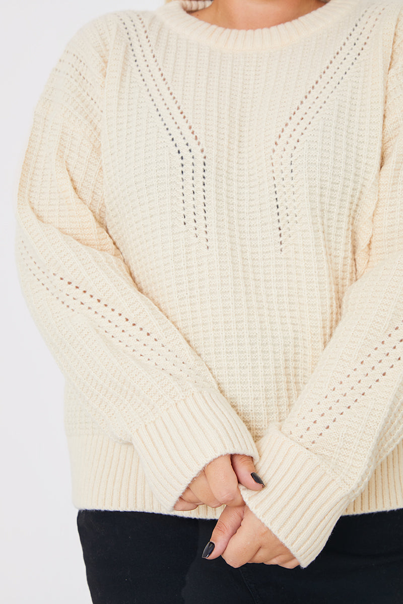 Honeycomb Stitch Jumper