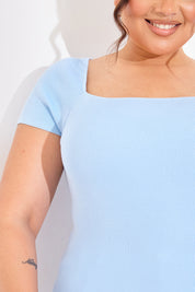 Square Neck Fitted Top