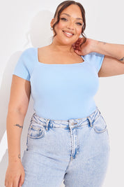 Square Neck Fitted Top