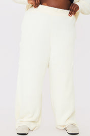 Recycled Fluffy Knitted Co Ord Trouser