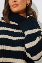 Knitted Roll Neck Jumper