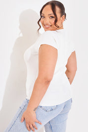 Square Neck Fitted Top