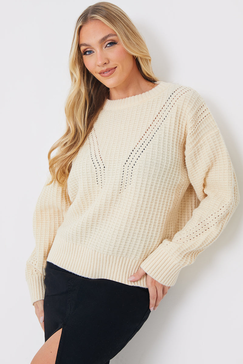 Honeycomb Stitch Jumper