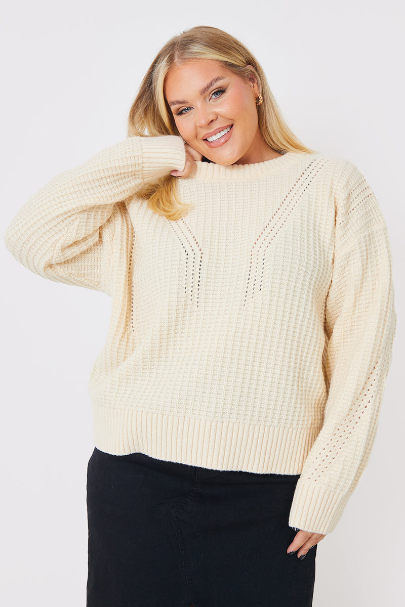 Honeycomb Stitch Jumper