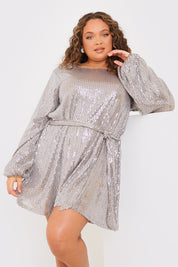 Sequin Mini Dress