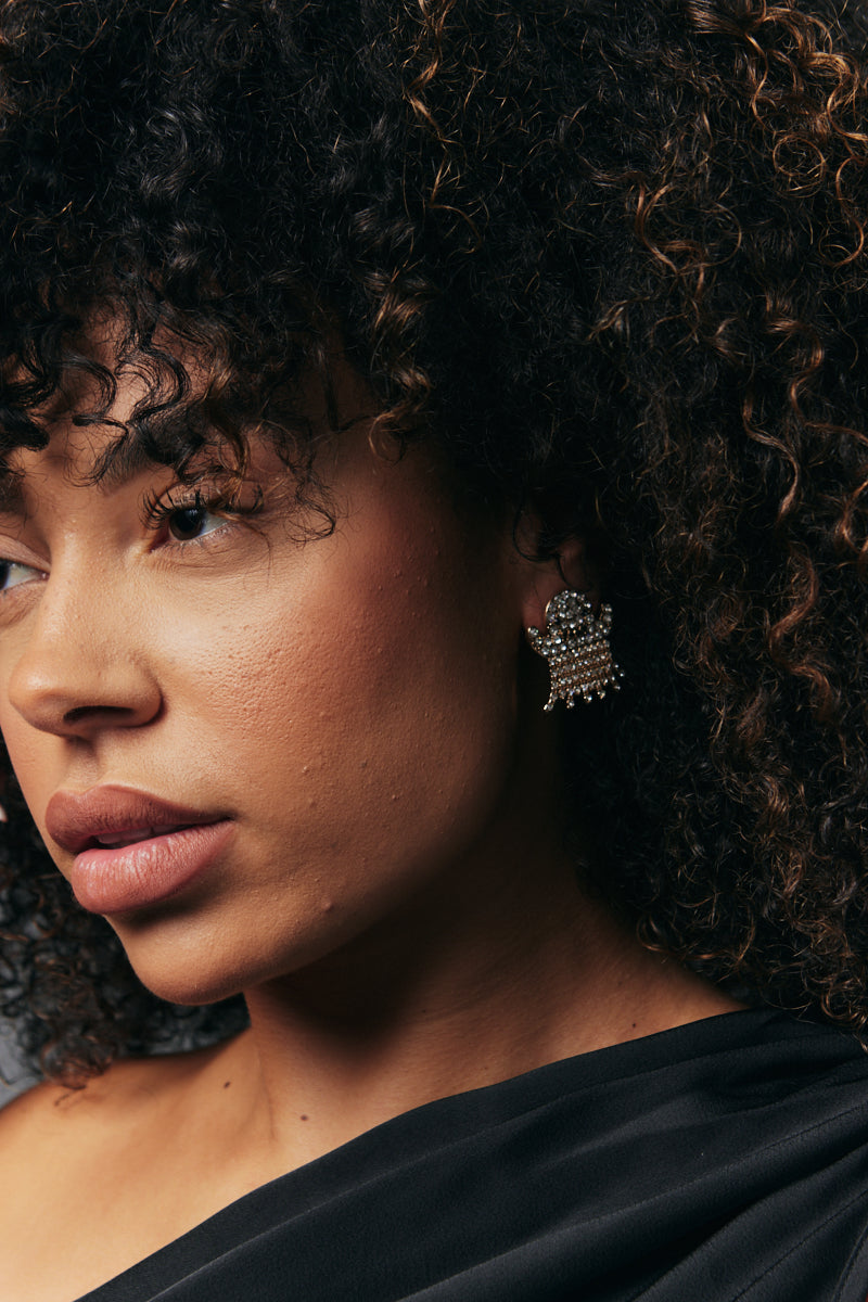 Diamante Ghost Earrings