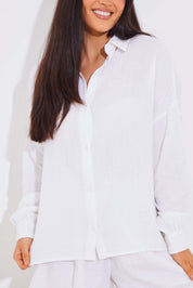 Cheesecloth Relaxed Shirt Co-Ord