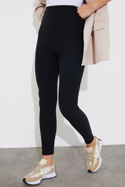 High Waisted Sculpt and Control Ribbed Leggings