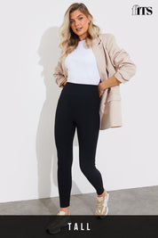 High Waisted Sculpt and Control Ribbed Leggings