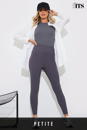 High Waisted Sculpt and Control Ribbed Leggings
