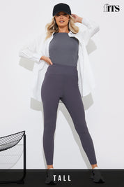 High Waisted Sculpt and Control Ribbed Leggings