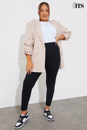 High Waisted Sculpt and Control Ribbed Leggings